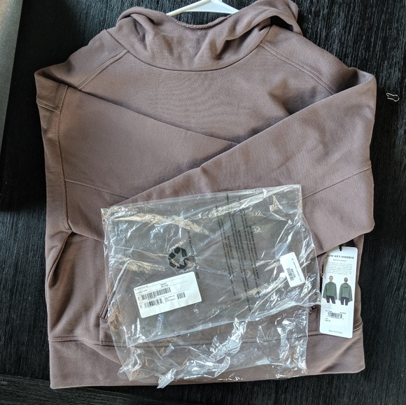 ALO Yoga Low Key Hoodie Coco XS - NEW - Picture 8 of 8